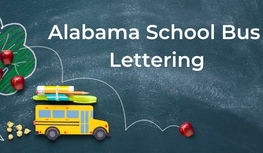 Alabama School Bus Lettering